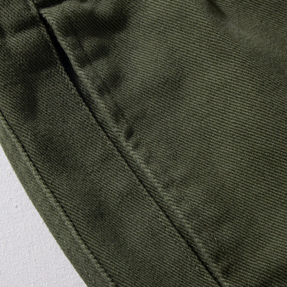 Dicke, gebürstete Baumwolle, lockere, gerade Hose