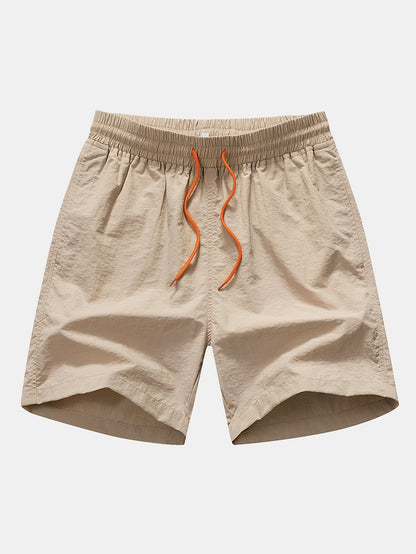 Hemd mit Palmenprint und Knöpfen & Badeshorts