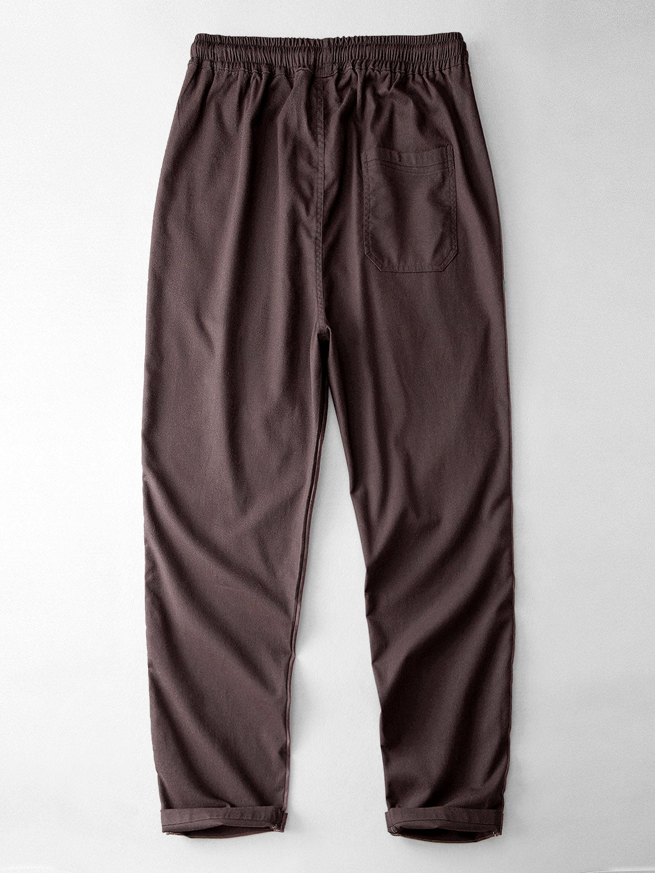 Gerade geschnittene Leinenhose