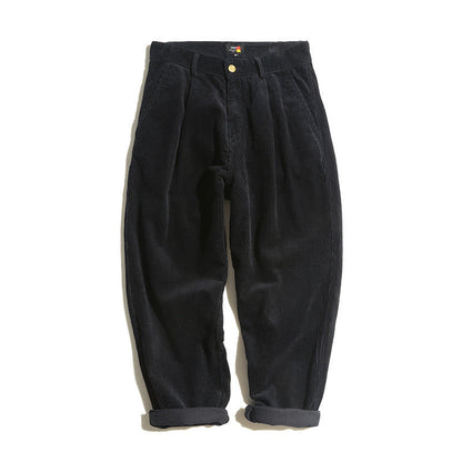 Cord-Hose mit weitem Bein