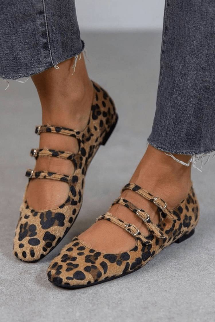 BRUNA | BALLERINAS IM ANIMALIER-STIL