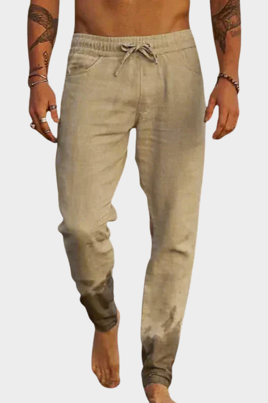 Strandhose aus Leinen