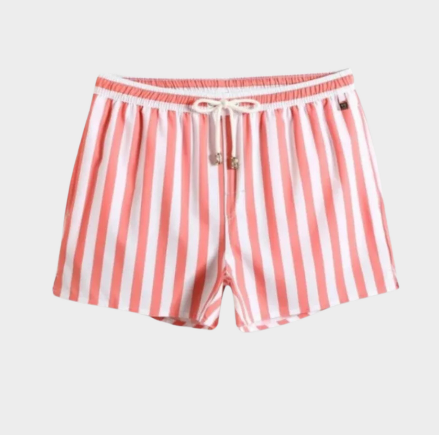 Gestreifte rote Badeshorts Monaco