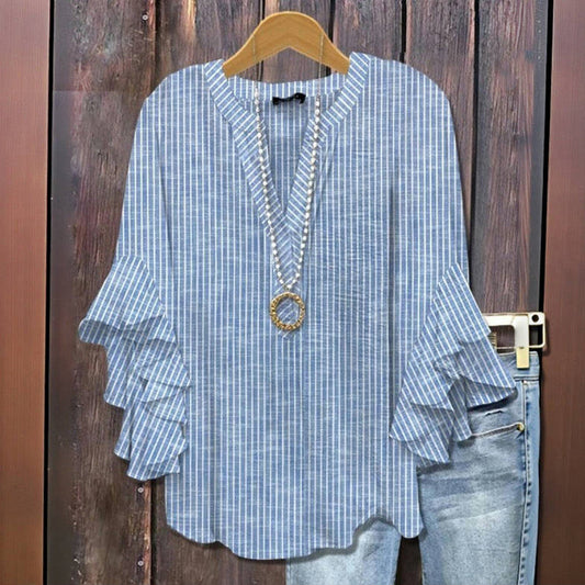Monica - Lässige gestreifte Bluse