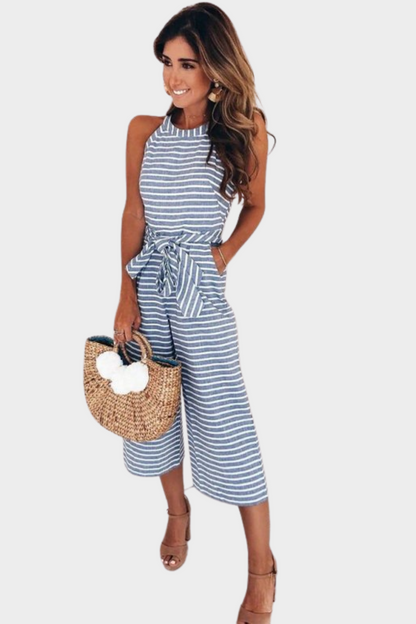 Veronika - Gestreifter Jumpsuit