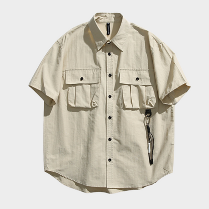 Retro Japanisch Locker Lässig Kurzärmliges Shirt