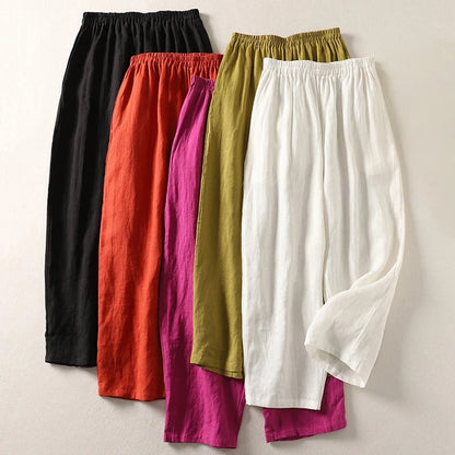 ALISA - BEQUEME LEINENHOSE