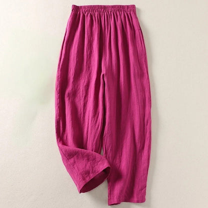 ALISA - BEQUEME LEINENHOSE
