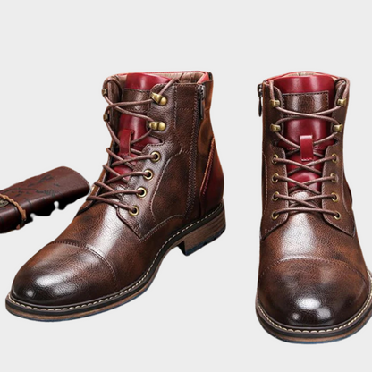 Daniel - Oxford-Stiefel aus Leder
