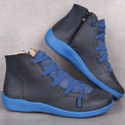 Nina - Trendy Vintage Style Stiefeletten