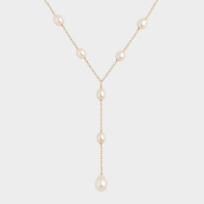 Vintage Hangende Parels Ketting