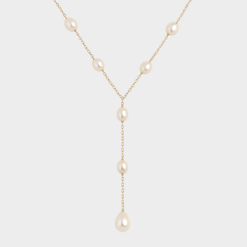 Vintage Hangende Parels Ketting