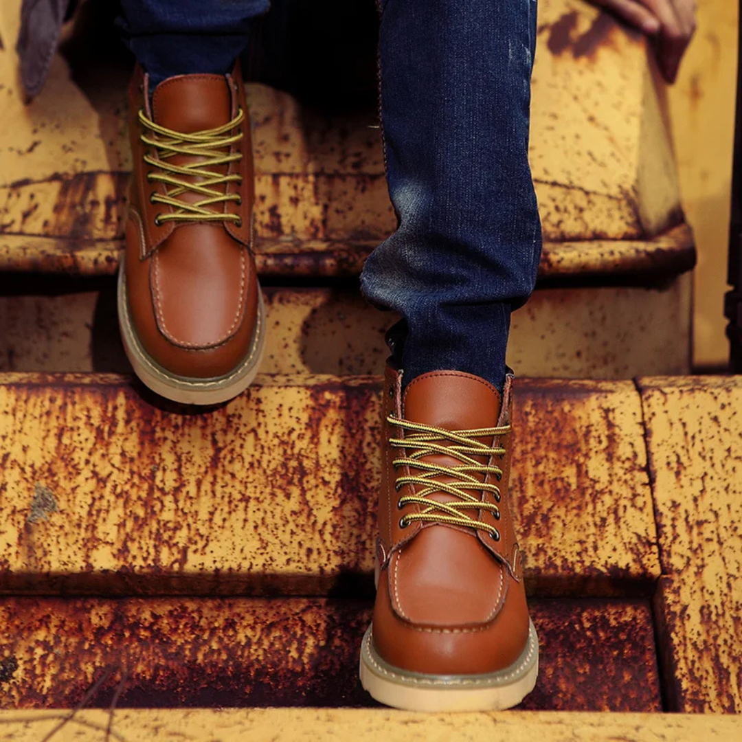 Caleb - Vintage-Lederstiefel