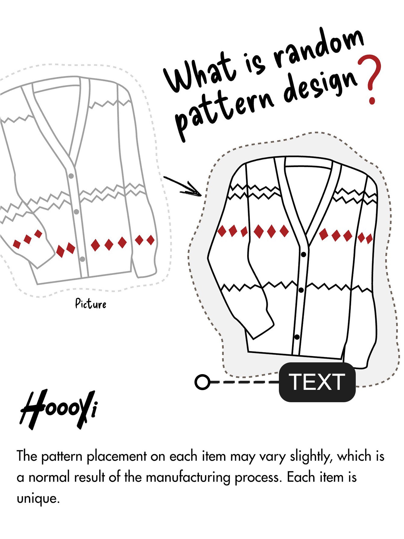 Schal-Print-Hemd mit Knöpfen