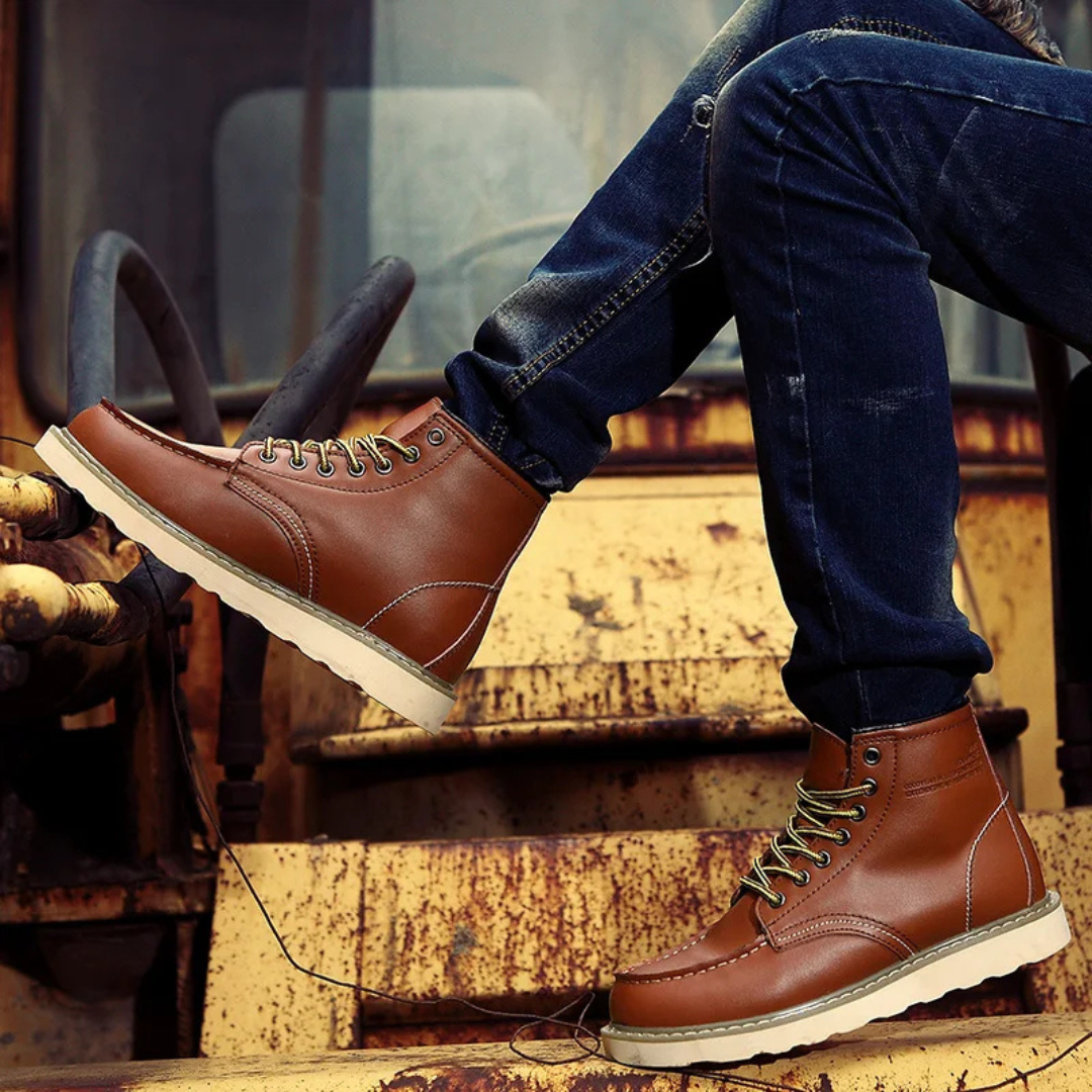 Caleb - Vintage-Lederstiefel
