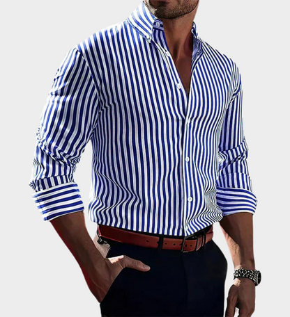 Salvatore - Gestreiftes Hemd