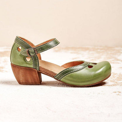 Celda - Bequeme Sandalen mit niedrigen Absätzen
