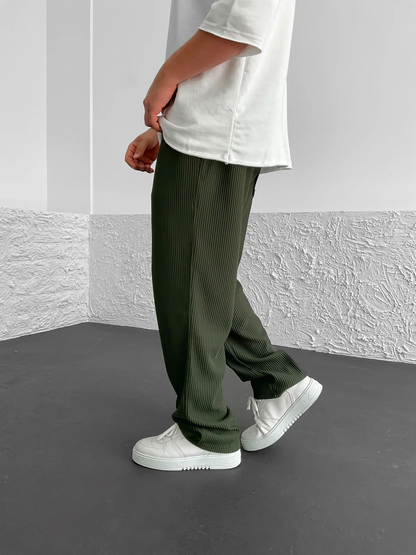 Niko - Gerippte Relaxed Fit-Hose