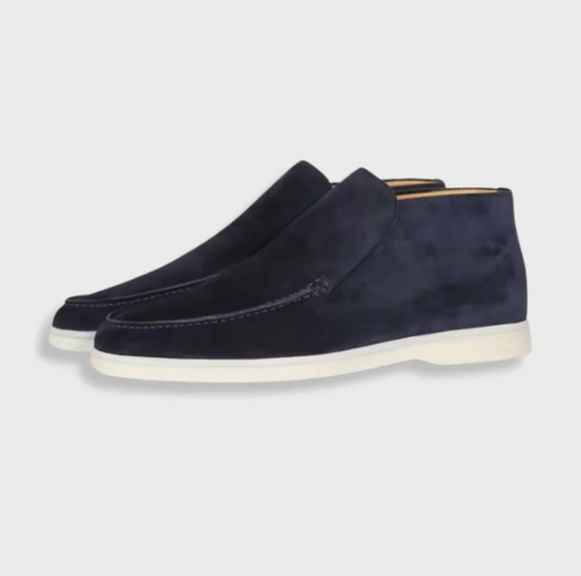 Hohe Leder-Loafer