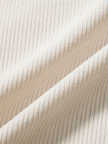 Kurzärmeliges Polohemd aus Cord