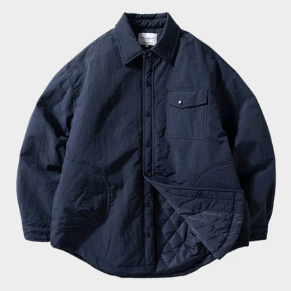 Quilted Loose Casual Lapel Coat