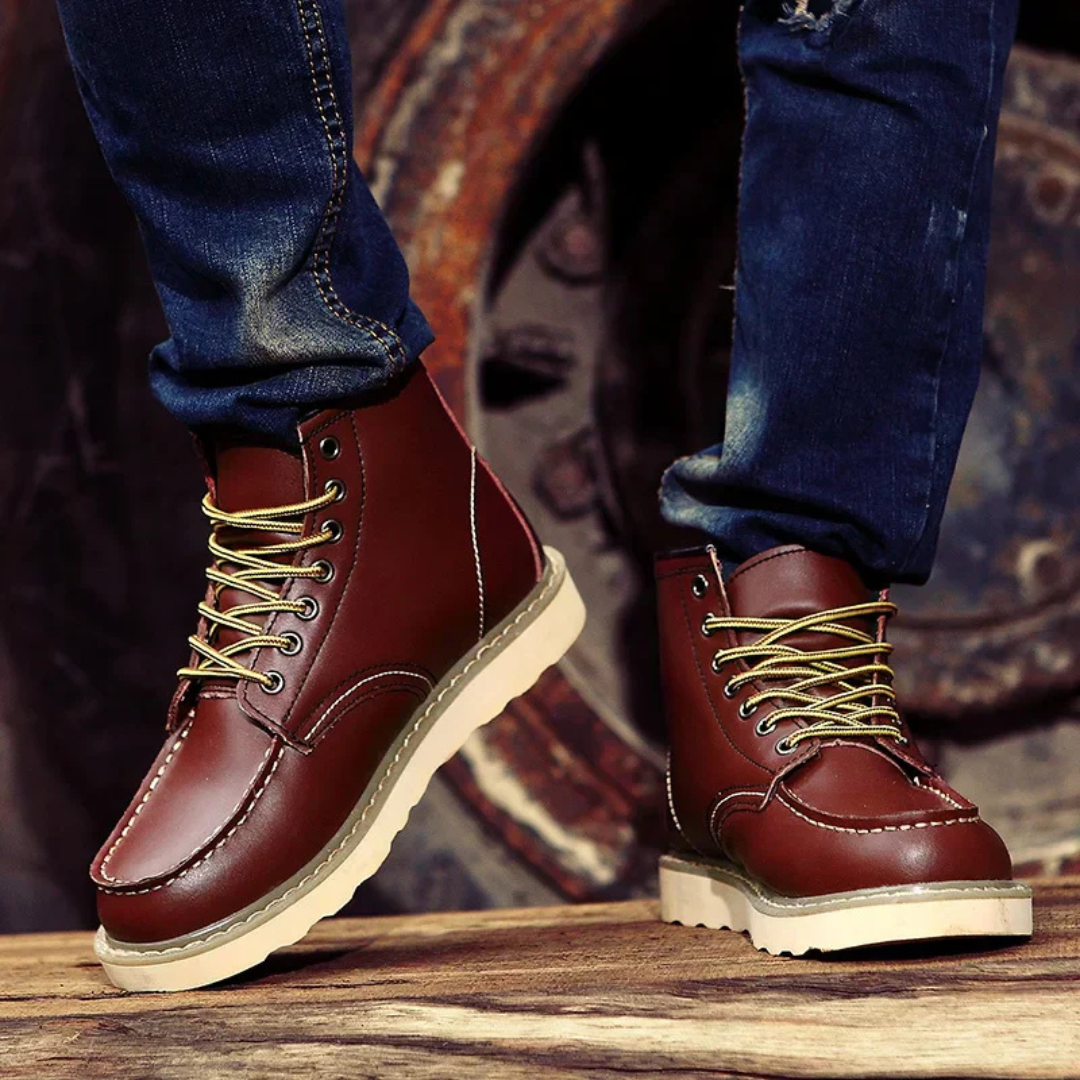 Caleb - Vintage-Lederstiefel