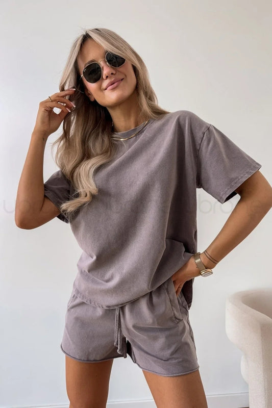 Rosa - 2 Teiliges set aus baumwolle