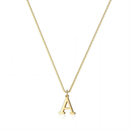 Halskette mit Liebesbrief-Initialen | 18k Gold