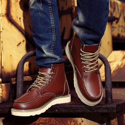 Caleb - Vintage-Lederstiefel