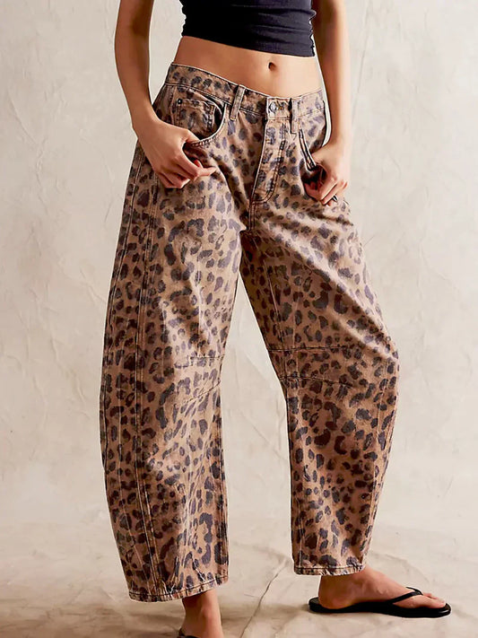 EDITH - BEQUEME LEOPARDENHOSE