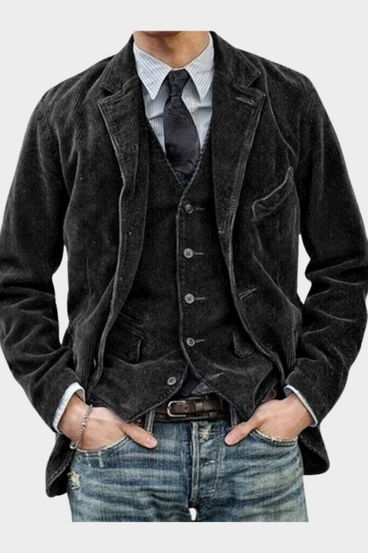 Florian - Blazer und Weste aus Kord