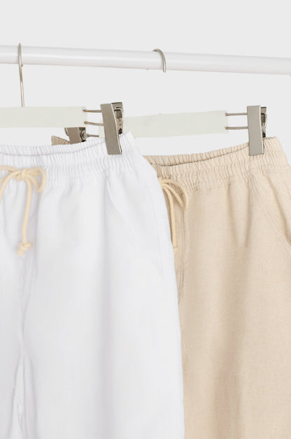 Leinen Sommer Pantalon