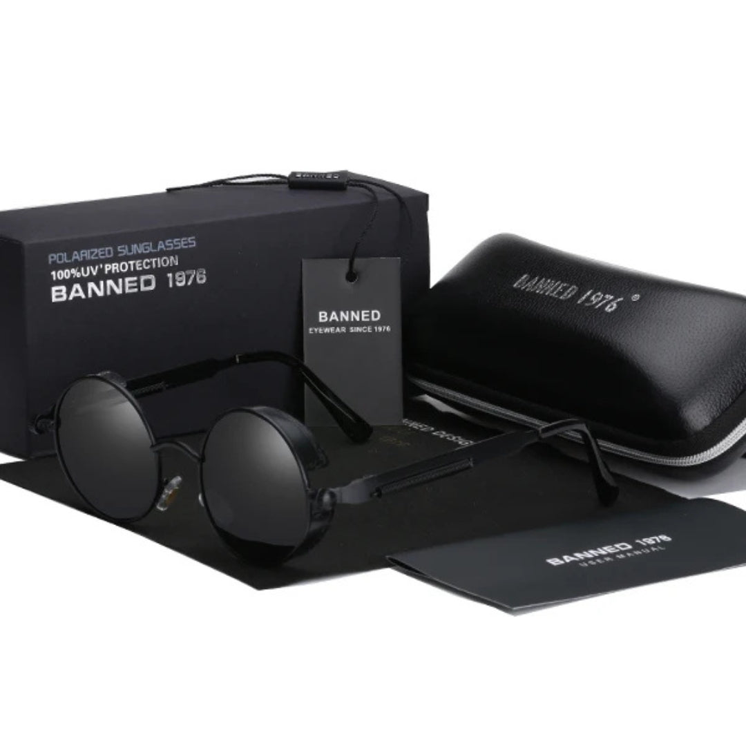 Jarno - HD Polarized Round Metal Sunglasses