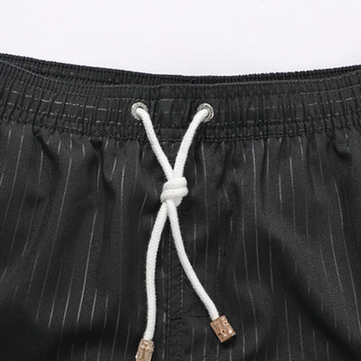 Schnelltrocknende gestreifte Strandshorts