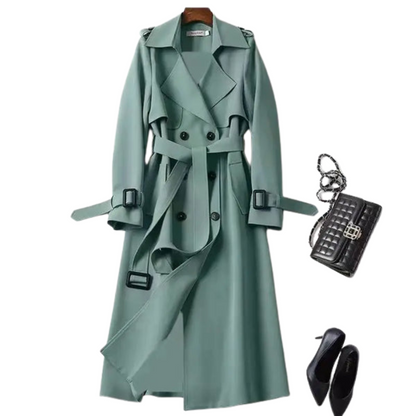 Langärmeliger Trenchcoat