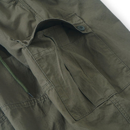 Japanische Retro-Silhouette Multi-Pocket-Hose mit weitem Bein