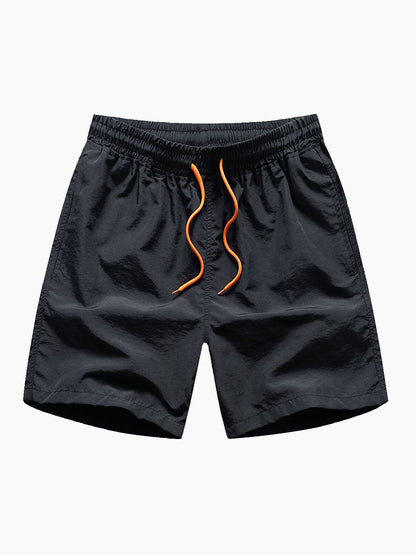 Geometrisch bedrucktes Hemd & Badeshorts