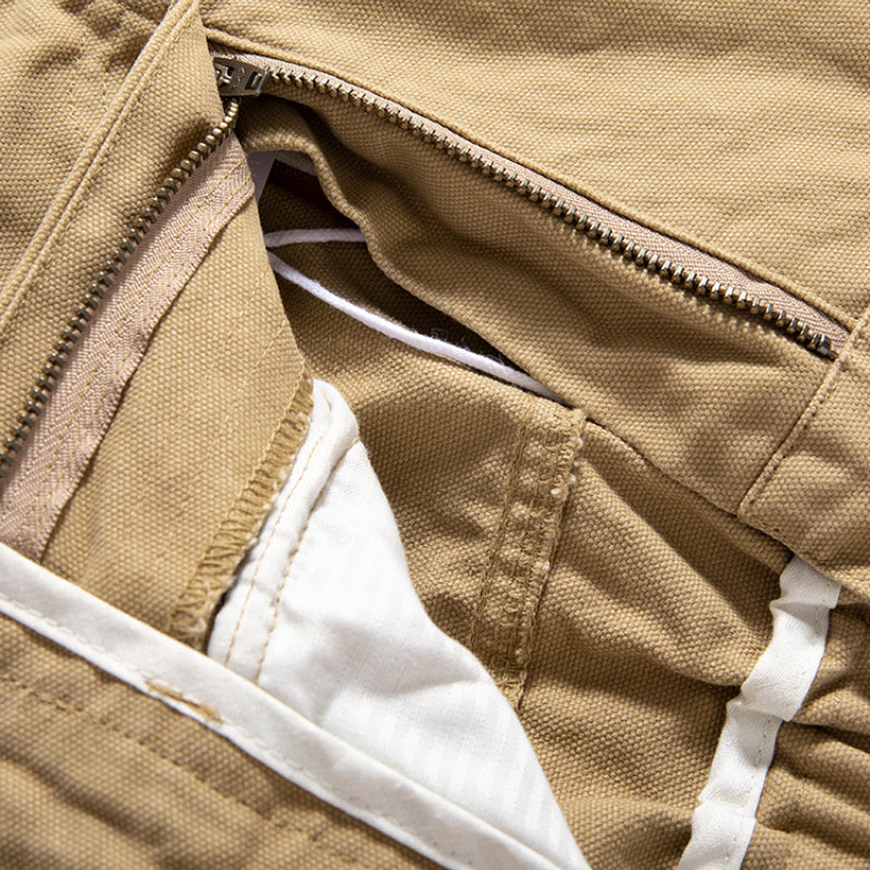 Machete Baumwollhose mit weitem Bein und lockerem Schnitt