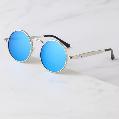 Jarno - HD Polarized Round Metal Sunglasses