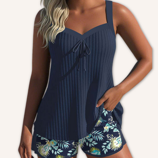 Clara - Tankini-Set mit Blumenmuster