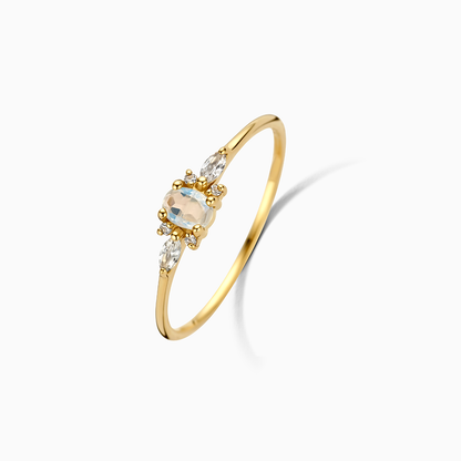 Mondstein Muse Ring | Gold 14k