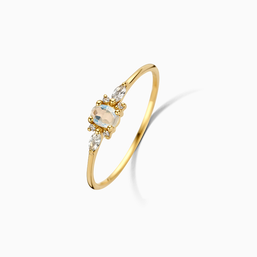 Mondstein Muse Ring | Gold 14k