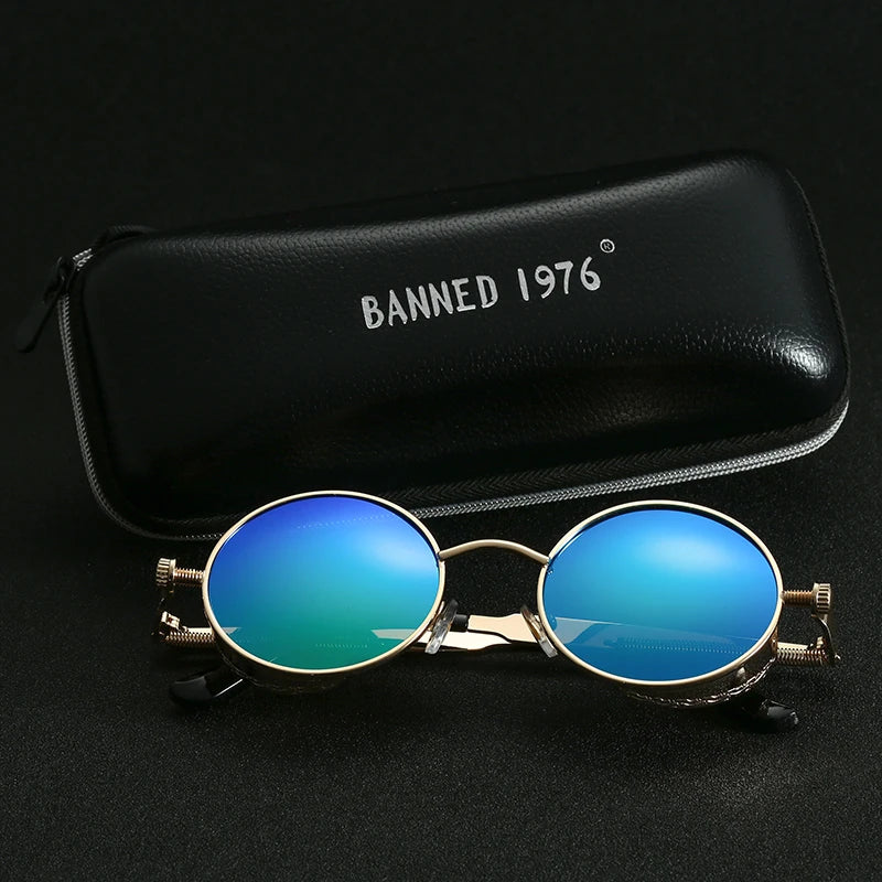 Jarno - HD Polarized Round Metal Sunglasses