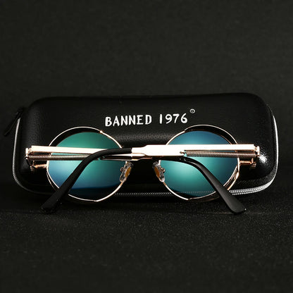 Jarno - HD Polarized Round Metal Sunglasses