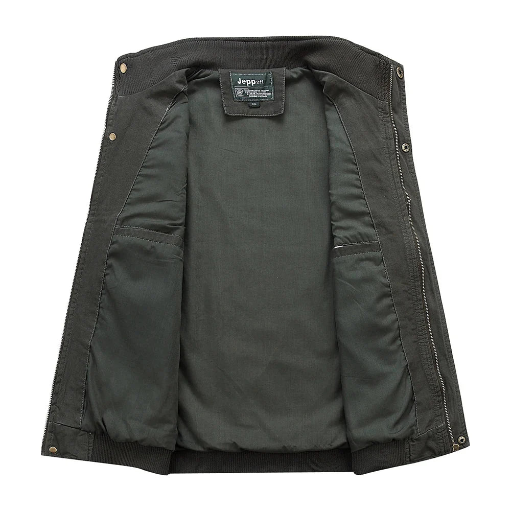 Matteo - Vintage-Weste mit mehreren Taschen