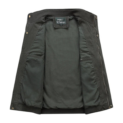 Matteo - Vintage-Weste mit mehreren Taschen