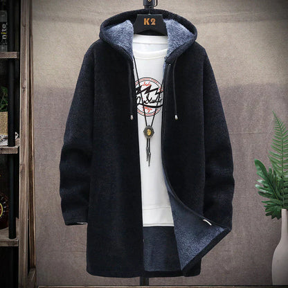 Marcel - Warme Strickjacke mit Reißverschluss