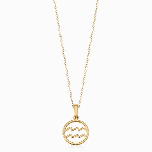 18K Gold Sternzeichen Halskette
