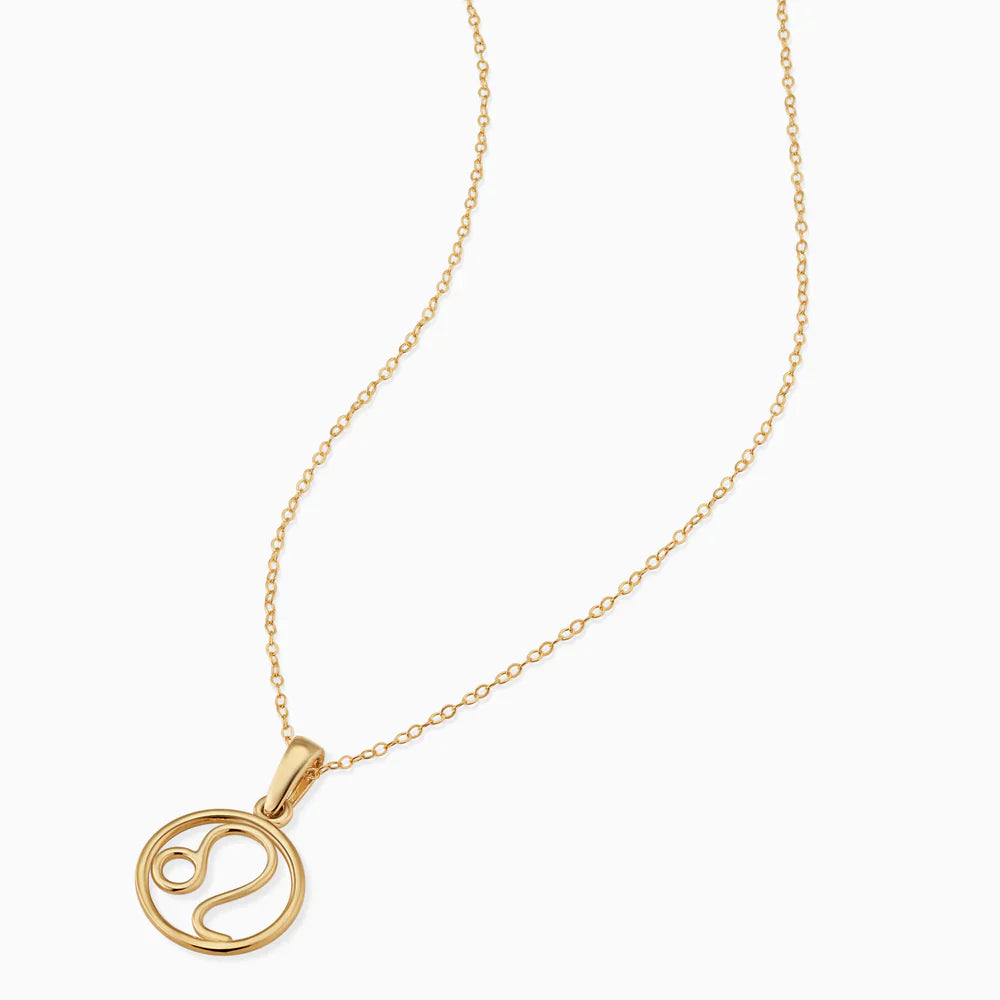 18K Gold Sternzeichen Halskette