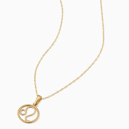 18K Gold Sternzeichen Halskette